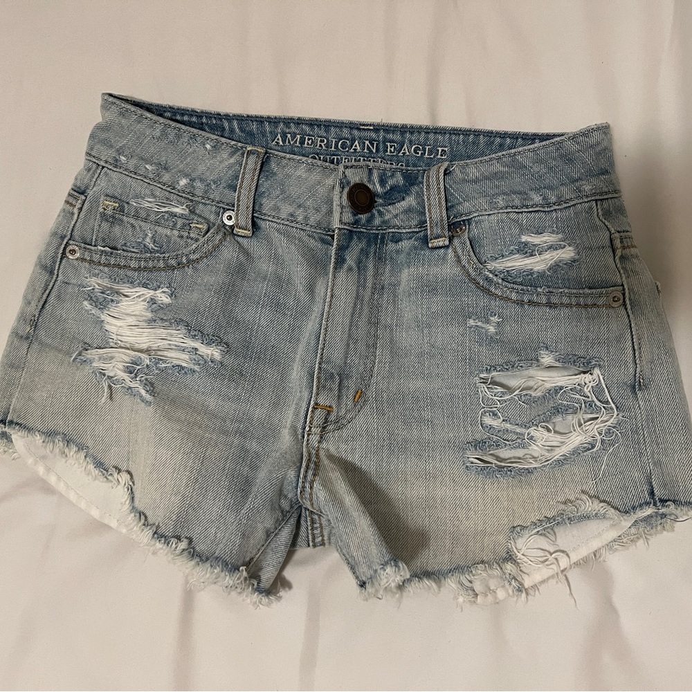 American eagle denim shorts